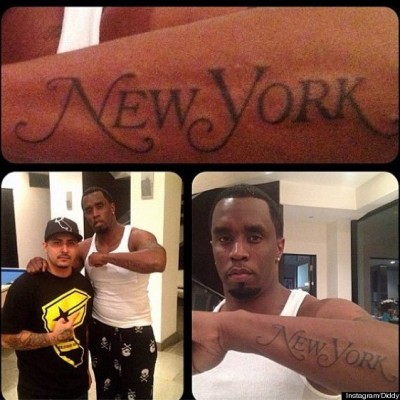 Diddy Shows New York Some Love With New Tattoo